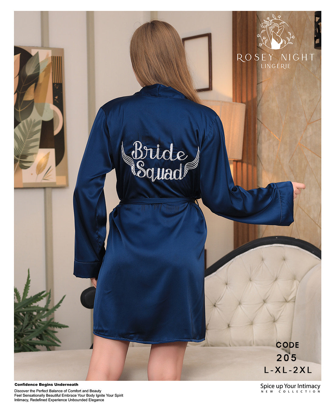 Bride Squad Robe ( Code 205 )