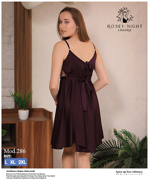 Short Satin Dress (Code 286)