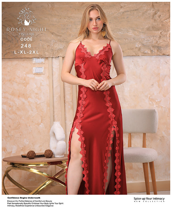 Elegance Satin Gown (Code248)