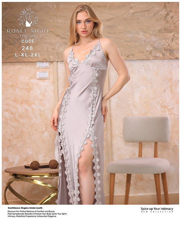 Elegance Satin Gown (Code248)