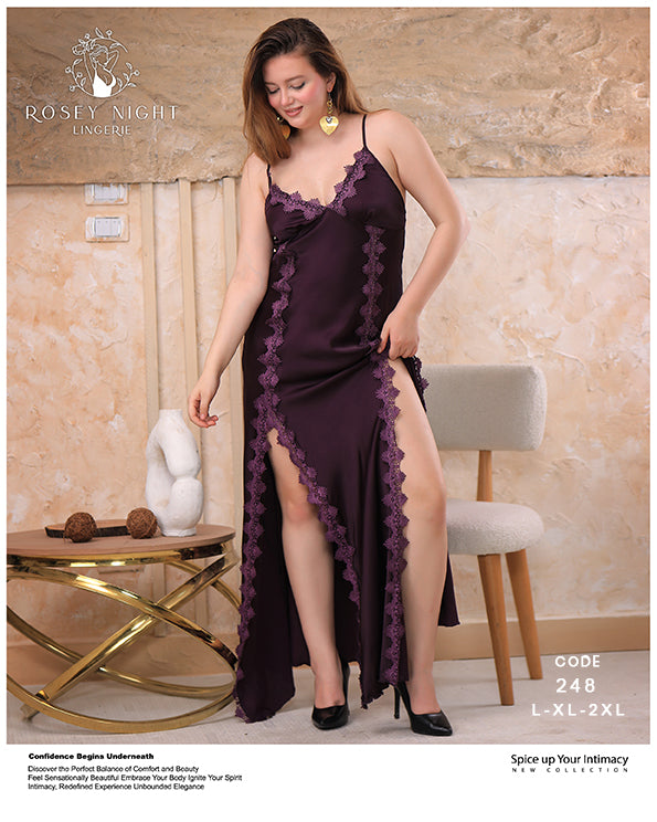 Elegance Satin Gown (Code248)