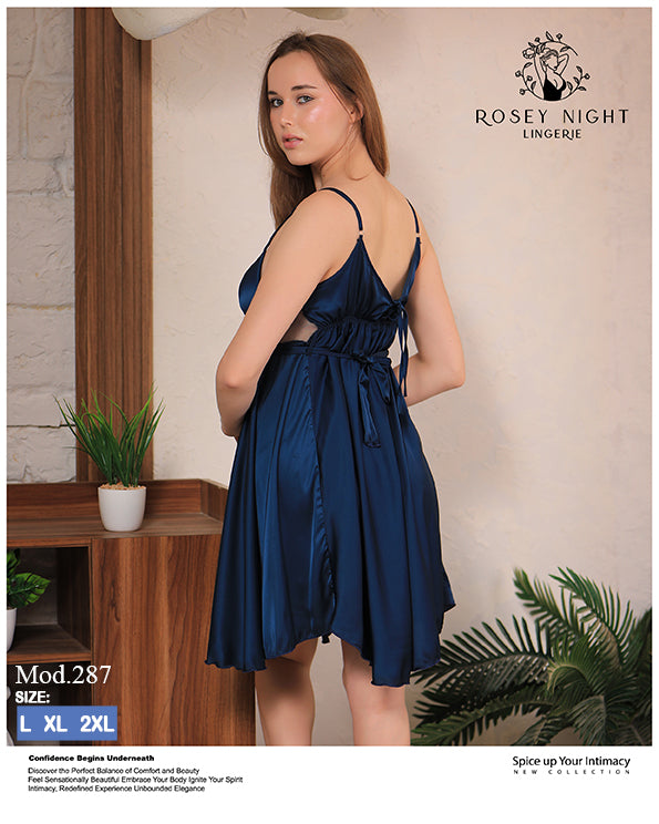 Short Satin Dress (Code 287)