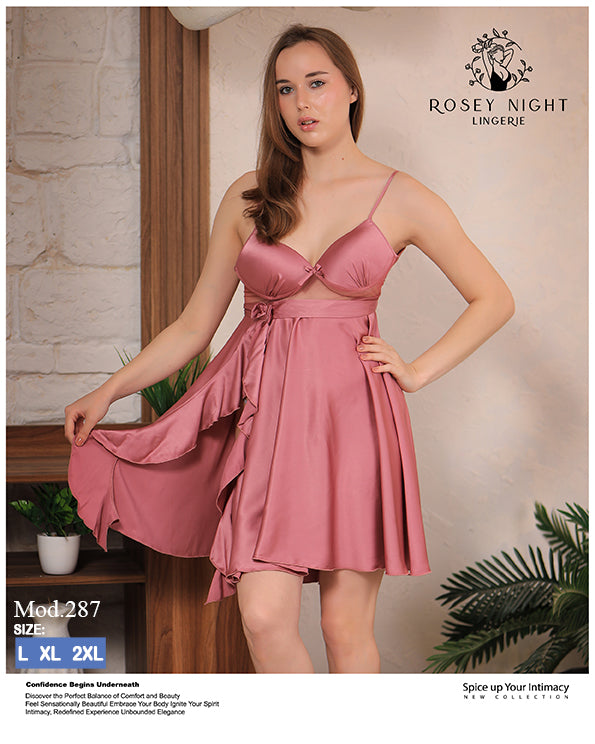 Short Satin Dress (Code 287)