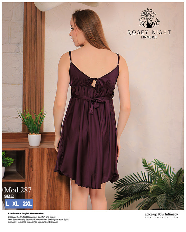 Short Satin Dress (Code 287)
