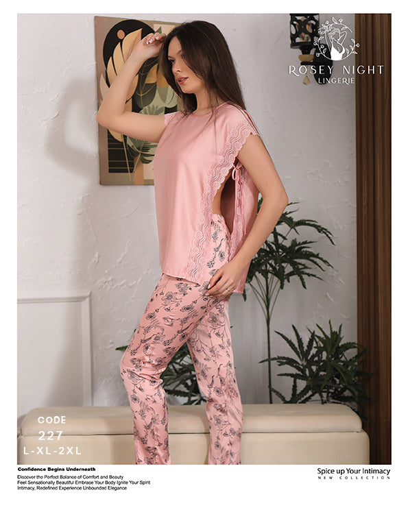 Flowery pajama (Code227)
